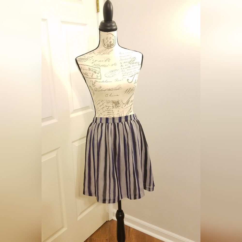 Purple/lavender striped skirt by Richard Chai for Target